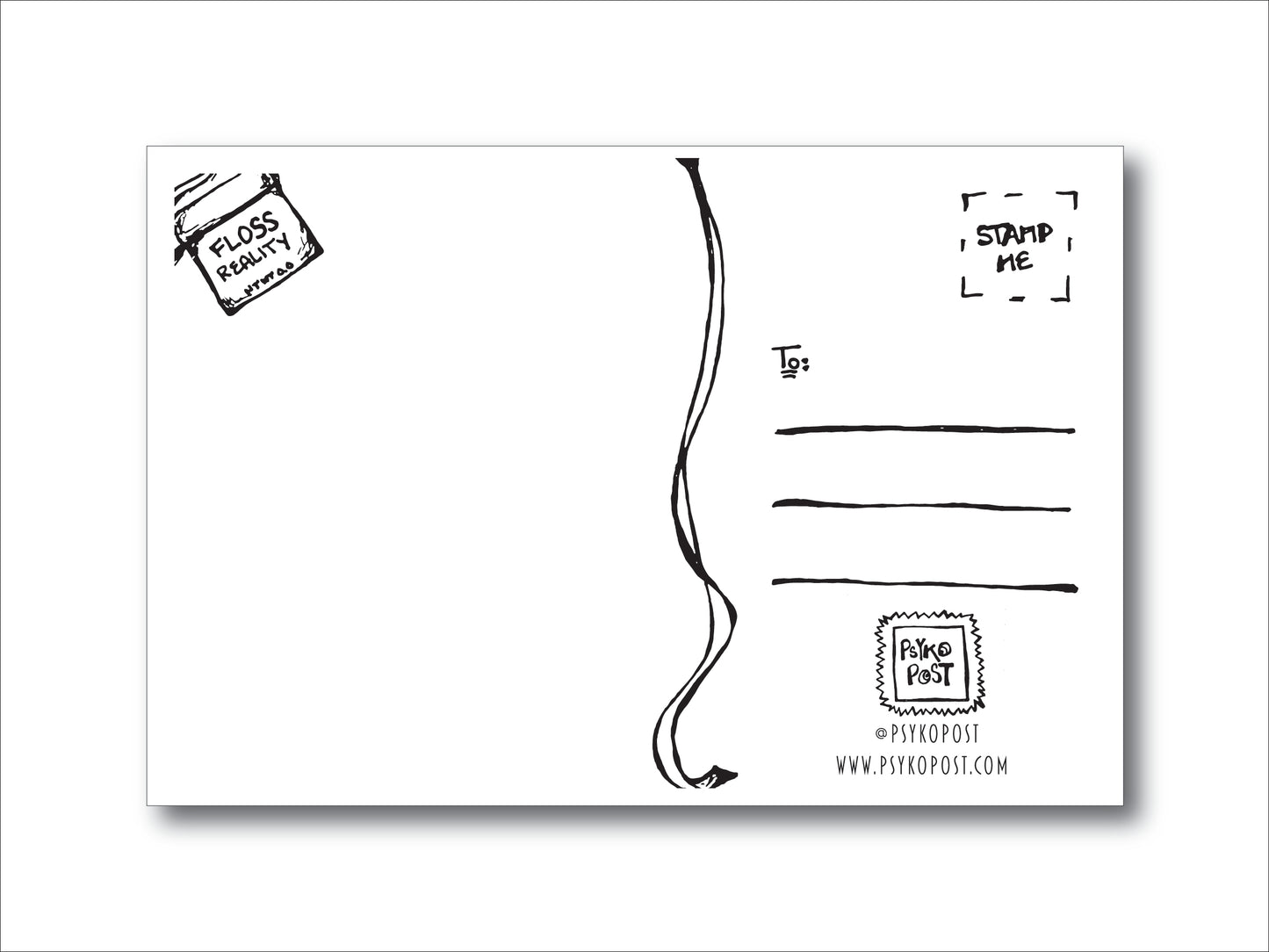Beautiful Stranger Postcard