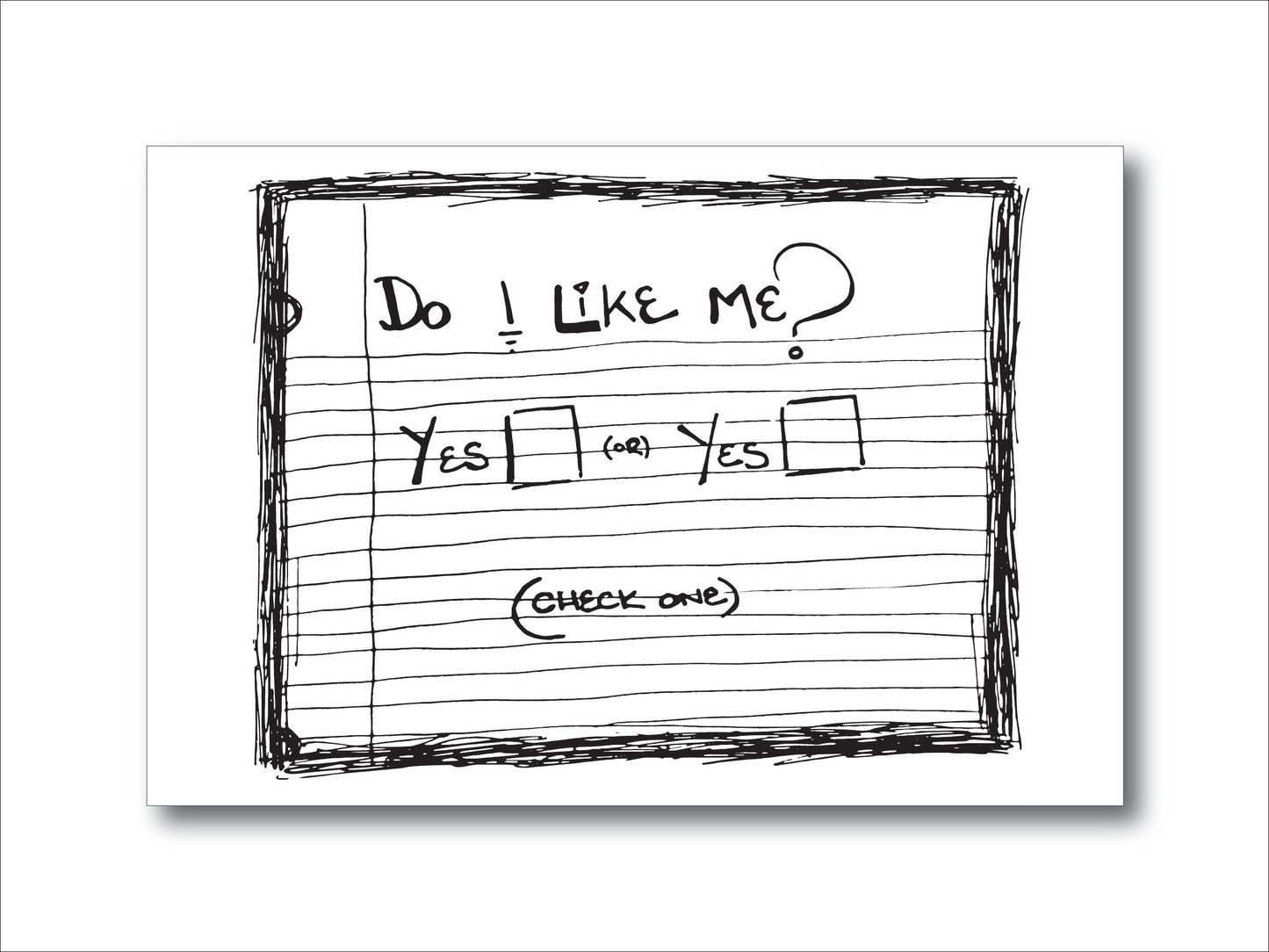 Do I Like Me? Postcard