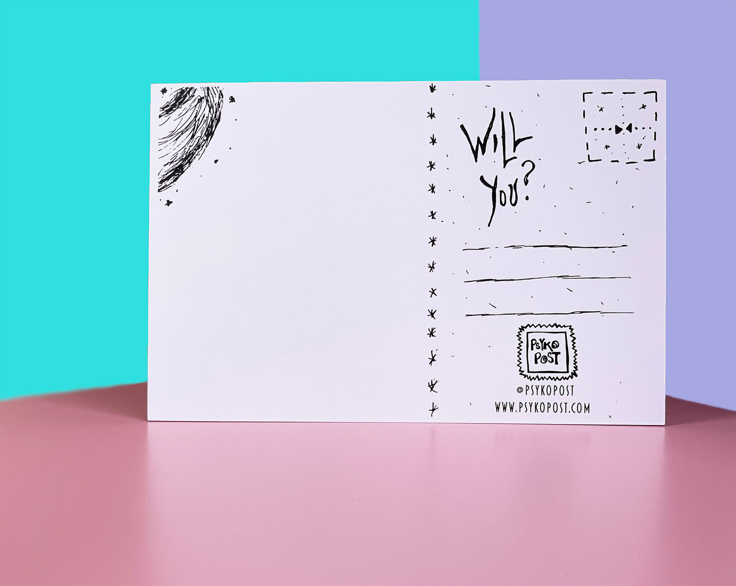 Wax & Wane with Me Postcard
