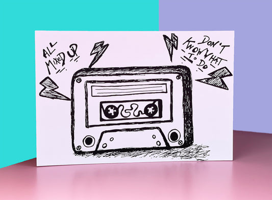 All Mixed Up Postcard