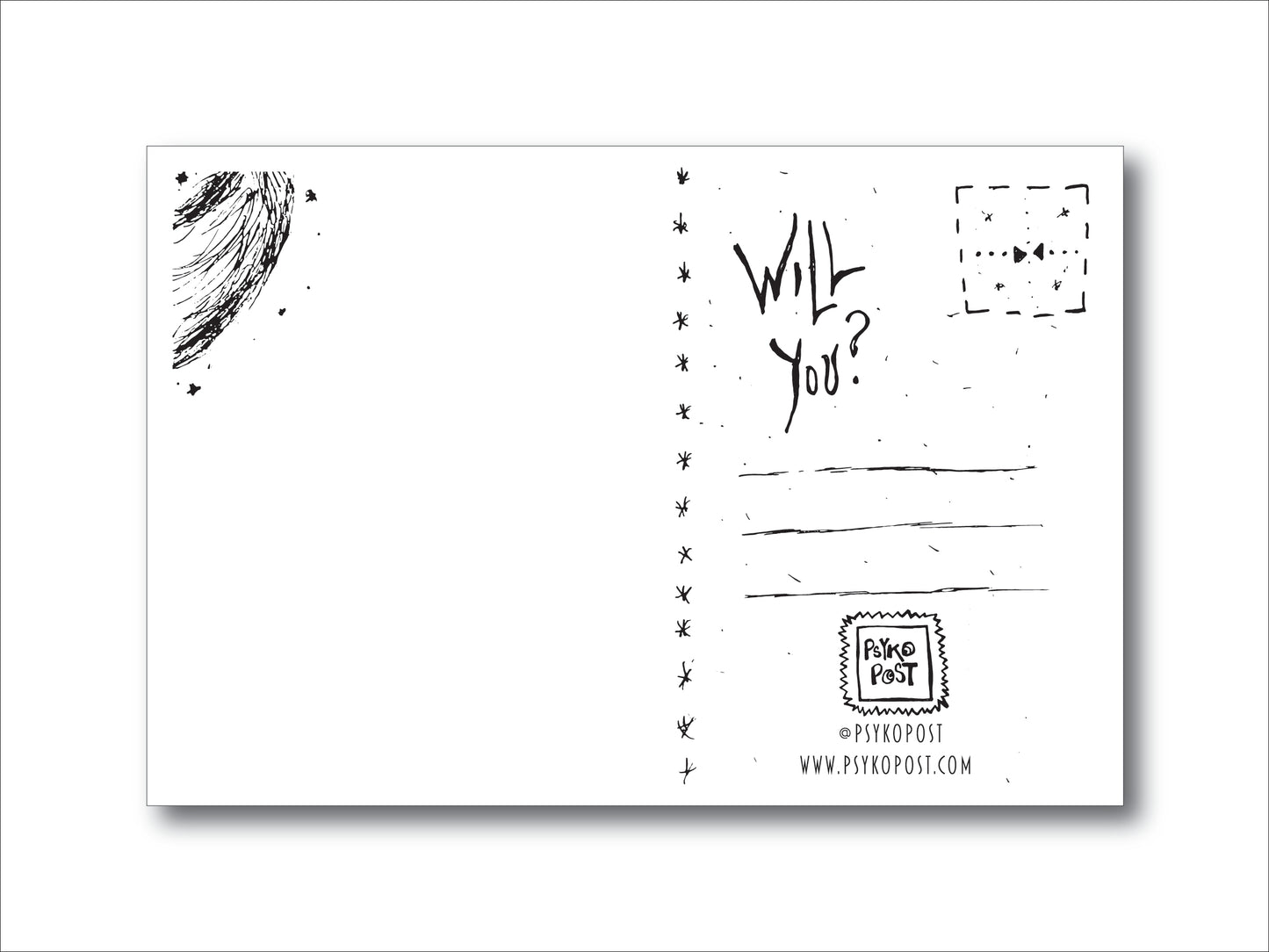 Wax & Wane with Me Postcard
